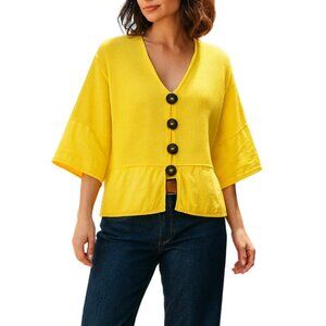 PURE Button-down Cardigan